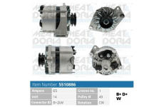 Alternátor MEAT & DORIA 5510886