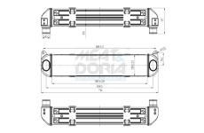 Chladič plniaceho vzduchu MEAT & DORIA 995058