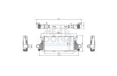 Chladič plniaceho vzduchu MEAT & DORIA 995088