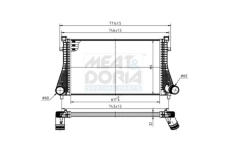Chladič plniaceho vzduchu MEAT & DORIA 995182