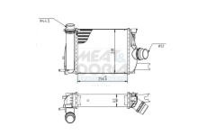 Chladič plniaceho vzduchu MEAT & DORIA 995206