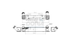 Chladič plniaceho vzduchu MEAT & DORIA 995358