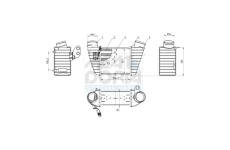 Chladič plniaceho vzduchu MEAT & DORIA 995369