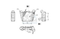 Chladič plniaceho vzduchu MEAT & DORIA 995381