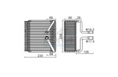 Výparník, klimatizace MEAT & DORIA 997000
