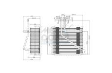Výparník, klimatizace MEAT & DORIA 997011