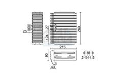 Výparník, klimatizace MEAT & DORIA 997019