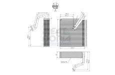 Výparník, klimatizace MEAT & DORIA 997098