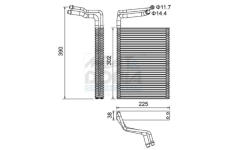 Výparník, klimatizace MEAT & DORIA 997101