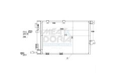 Kondenzátor, klimatizace MEAT & DORIA 991050