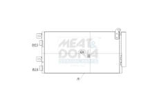 Kondenzátor, klimatizace MEAT & DORIA 991059