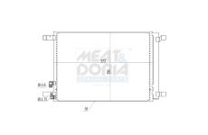 Kondenzátor, klimatizace MEAT & DORIA 991100