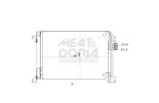 Kondenzátor, klimatizace MEAT & DORIA 991124