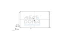 Kondenzátor, klimatizace MEAT & DORIA 991157