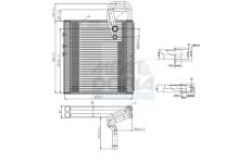 Výparník, klimatizace MEAT & DORIA 997147