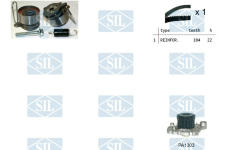 Vodní pumpa + sada ozubeného řemene Saleri SIL K1PA1303