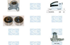 Vodní pumpa + sada ozubeného řemene Saleri SIL K1PA1349