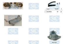 Vodní pumpa + sada ozubeného řemene Saleri SIL K1PA1457