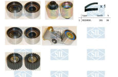 ozubení,sada rozvodového řemene Saleri SIL TK1197