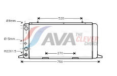 Chladič, chlazení motoru AVA Clever Choice AI2026