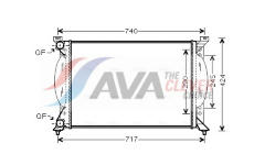 Chladič, chlazení motoru AVA Clever Choice AI2201