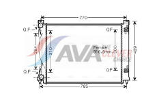 Chladič, chlazení motoru AVA Clever Choice AI2234