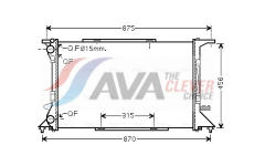 Chladič, chlazení motoru AVA Clever Choice AI2306