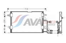 Kondenzátor, klimatizace AVA Clever Choice AI5116