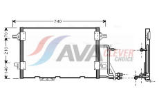 Kondenzátor, klimatizace AVA Clever Choice AI5137