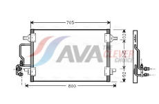 Kondenzátor, klimatizace AVA Clever Choice AI5175