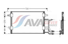 Kondenzátor, klimatizace AVA Clever Choice AI5176