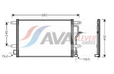 Kondenzátor, klimatizace AVA Clever Choice AI5199