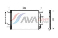 Kondenzátor, klimatizace AVA Clever Choice AI5238