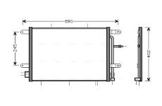Kondenzátor, klimatizace AVA QUALITY COOLING AI5239