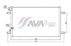 Kondenzátor, klimatizace AVA Clever Choice AI5458