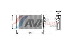 Výměník tepla, vnitřní vytápění AVA Clever Choice AI6052