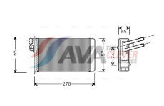 Výměník tepla, vnitřní vytápění AVA Clever Choice AI6097