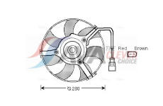 Větrák, chlazení motoru AVA Clever Choice AI7516