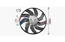 Větrák, chlazení motoru AVA Clever Choice AI7527