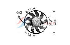 Větrák, chlazení motoru AVA Clever Choice AI7528