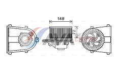 vnitřní ventilátor AVA Clever Choice AI8378