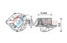 vnitřní ventilátor AVA Clever Choice AI8501