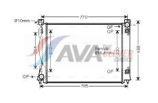Chladič, chlazení motoru AVA Clever Choice AIA2253