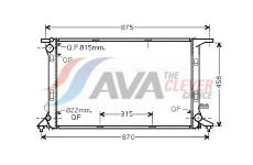 Chladič, chlazení motoru AVA Clever Choice AIA2290