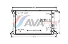 Chladič, chlazení motoru AVA Clever Choice AIA2291