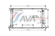Chladič, chlazení motoru AVA Clever Choice AIA2293