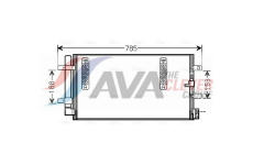Kondenzátor, klimatizace AVA Clever Choice AIA5297D