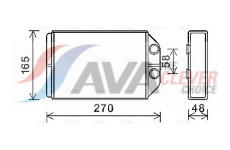 Výměník tepla, vnitřní vytápění AVA Clever Choice AIA6393
