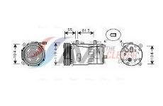 Kompresor, klimatizace AVA Clever Choice AIAK003