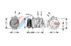 Kompresor, klimatizace AVA Clever Choice AIAK150